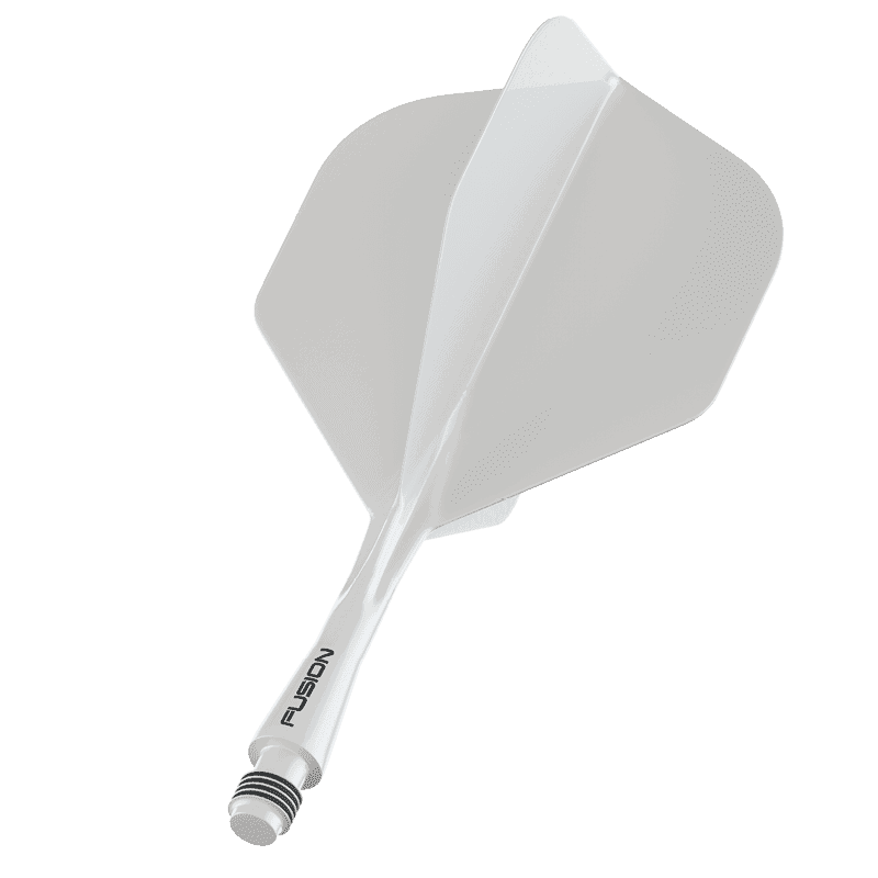 Fusion Integrated Flight & Shaft Solid White