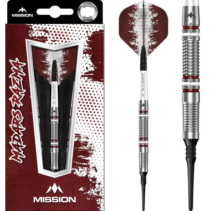 Mission Madars Razma Darts - Soft Tip - 95% Tungsten - 21g