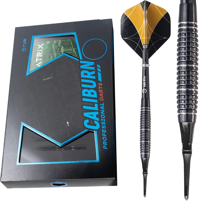 *Caliburn Matrix I Darts - Soft Tip - 90% - B1 - Black