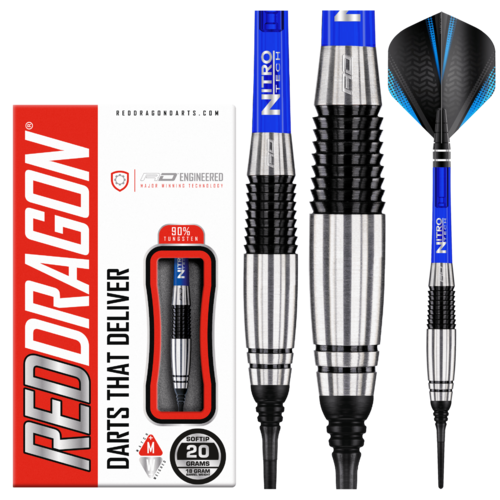 Red Dragon Cyclone 90% Soft Tip Darts 20g