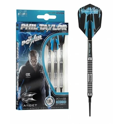 Phil Taylor Power 8ZERO 80% Soft Tip Darts 18g