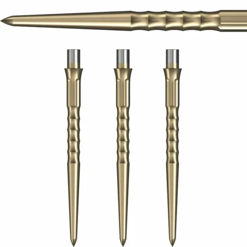 Caliburn Evo Dart Points - Ripple - No Lip - Gold - 32mm