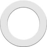 Designa Dartboard Surround - Pro - Heavy Duty - Plain White